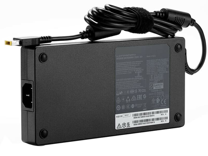 Lenovo Slim 300W, 20V 15A yellow square tip AC adapter charger for Lenovo Legion 5, Legion 7, Gen6 Y9000K Y9000X R9000P R9000K