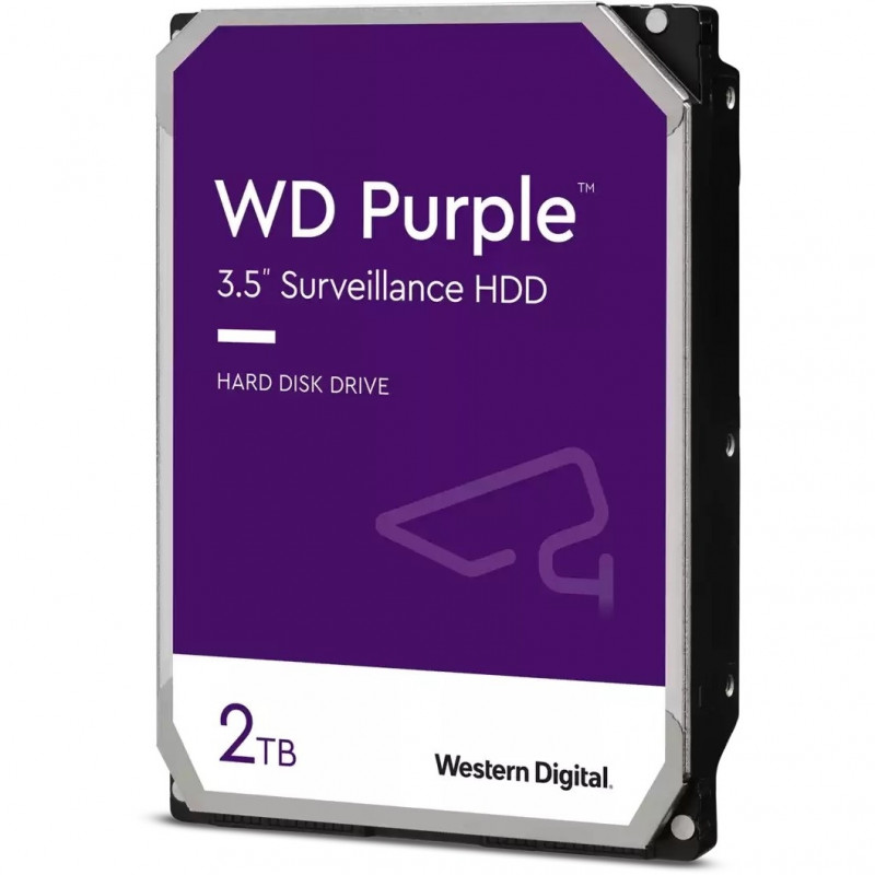 WD Purple 2TB SATA 6Gb/s CE HDD 3.5" internal 256MB cache 24*7 bulk