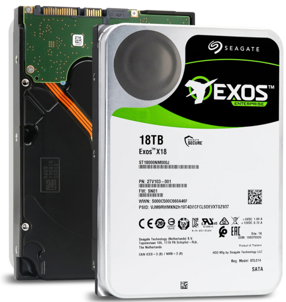 Seagate Enterprise ST18000NM000J internal HDD 3.5&quot; 18TB Serial ATA III, 7200rpm