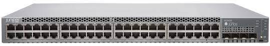 Juniper EX 3400 48-port 10/100/1000BaseT Ethernet switch with 4*1/10GbE SFP/SFP+ and 2*40GbE QSFP+ uplink ports