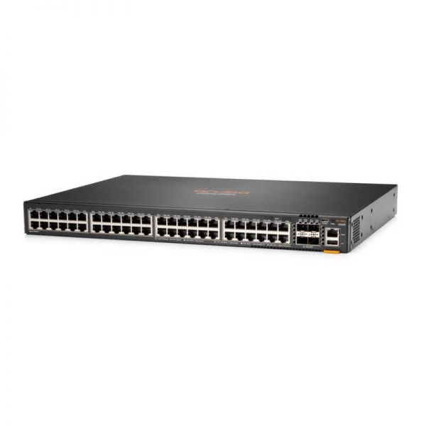 HPE Aruba 6200F 48G Class4 PoE 4SFP+ managed switch, 48*10/100/1000 + 4*SFP/SFP+, rack-mountable