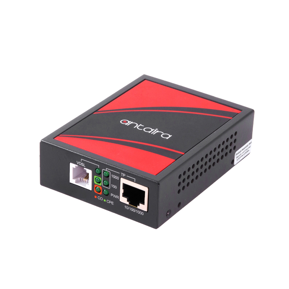 Antaira EVC-3101, Ethernet over VDSL2 converter, 1*10/100/1000Tx + 1*VDSL2/RJ11, 1*Phone - 30a