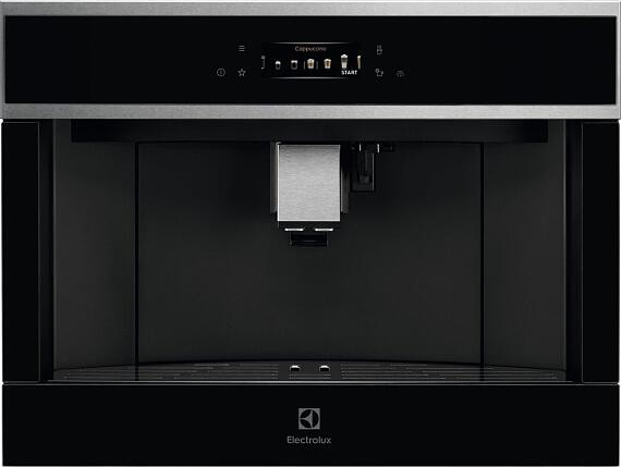 Espresso kohvimasin Electrolux EBC85X, integreeritav, must/rv teras