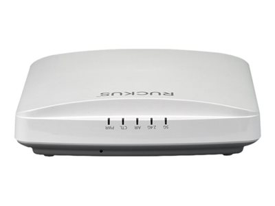 Ruckus R550 dual-band 802.11abgn/ac/ax  Wireless Access Point with  onboard BLE/ZIgbee, 2x2:2 streams (2.4GHz/5GHz) OFDMA, MU-MIMO, BeamFlex+, dual ports, 802.3at PoE support