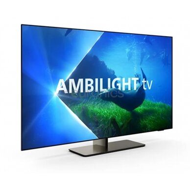 PHILIPS 4K UHD OLED Android™ TV 65&quot; 65OLED818/12 4-sided Ambilight 3840x2160p HDR10+ 4xHDMI 3xUSB LAN WiFi DVB-T/T2/T2-HD/C/S/S2, 70W