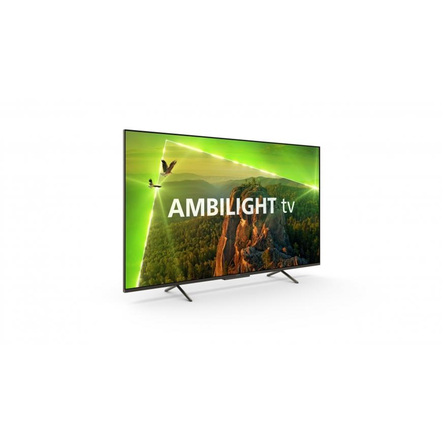 Philips 4K UHD LED 43&quot; Smart TV 43PUS8118/12 3-sided Ambilight 3840x2160p HDR10+ 4xHDMI 2xUSB LAN WiFi, DVB-T/T2/T2-HD/C/S/S2, 20W