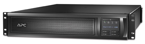 APC Smart-UPS X, line-interactive, 2200VA, rack/tower convertible 2U, 200V-240V, 8x C13+1x C19 IEC, SmartSlot, extended runtime