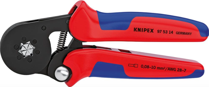 Knipex kuuskant pigistusega hülsitangid 0.08 — 10mm²