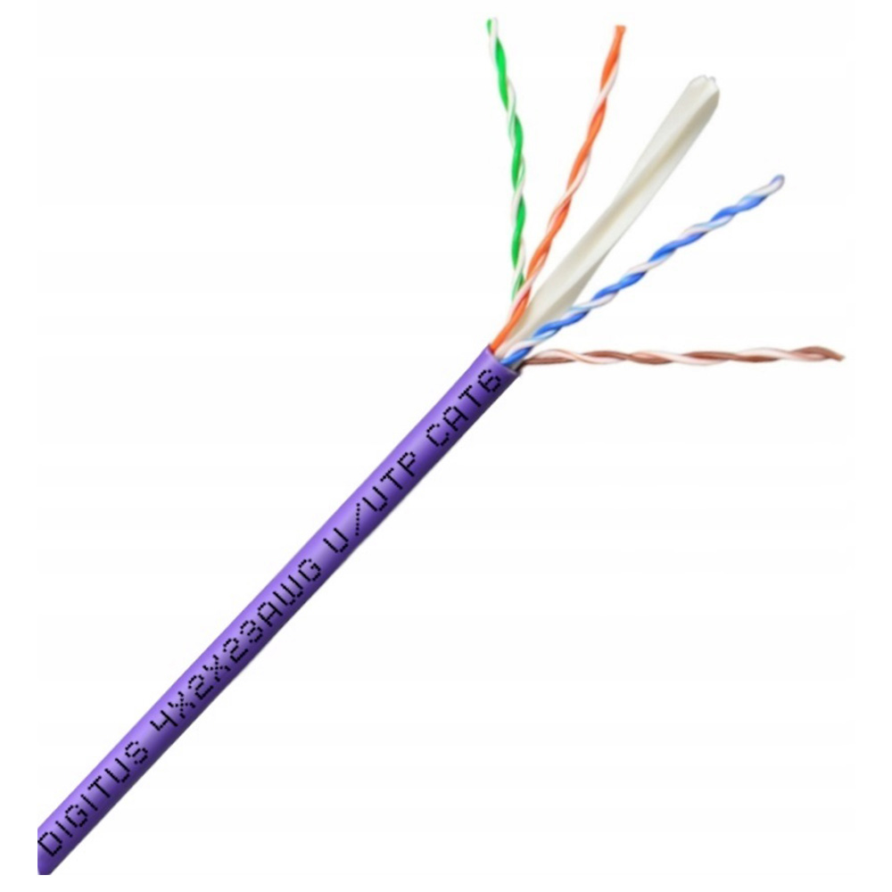 Digitus Cat6 U/UTP installation cable 305m simplex Dca