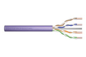 Digitus twisted pair installation cable UTP, Cat6, color violet 305m
