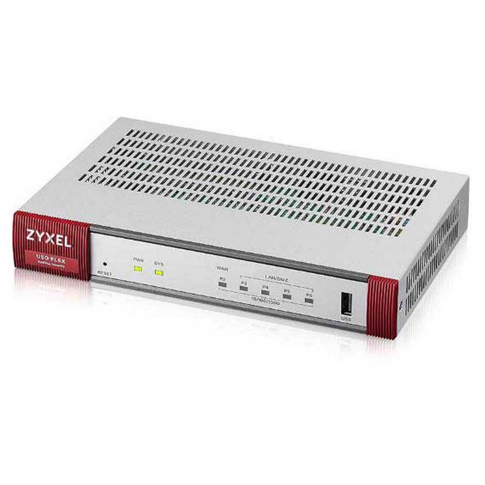 ZyXEL USG Flex firewall 10/100/1000,1*WAN, 1*SFP, 4*LAN/DMZ ports, 1*USB, 802.11A/B/G/N/AC with 1 yr UTM bundle