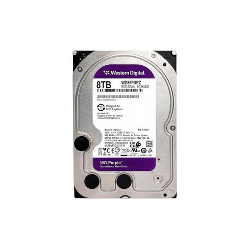 WD purple 8TB 5640rpm 256MB cache SATA 6.0Gb/s 3.5" internal HDD