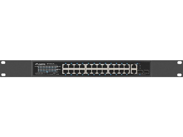 Lanberg switch 19&quot; RSFE-24P-2C-360 24*100Mb PoE+ 2*combo Gigabit 360W