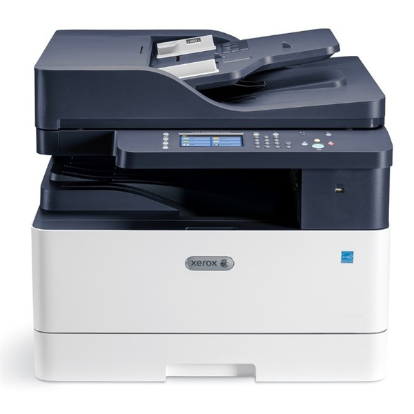 Xerox B1025 mono A3 multifunction,DADF config., 25ppm, touch screen UI, 100-sht bypass, tray 1: 250 sheets, EU powercord, 2.5K starter toner