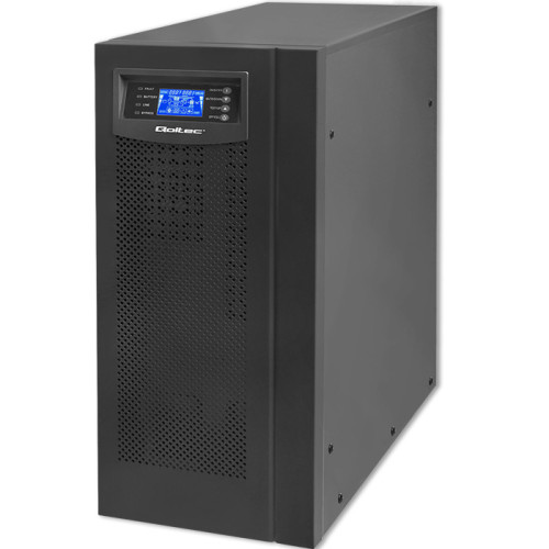 Qoltec UPS on-line | pure sine wave | 6kVA | 4.8kW | LCD | USB