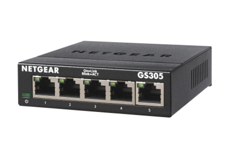 Netgear GS305, 5-port Gigabit Ethernet SOHO unmanaged switch