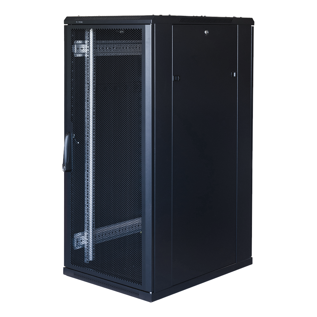 Toten 19&quot; 27U rack cabinet, System G, 600*800, perforated doors, 800kg load, black