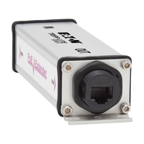 Eaton Gigabit Ethernet PoE/PoE+ extender, water resistant - Cat5e/6/6a, IP65, IEEE 802.3at/af, 30W, 1 port