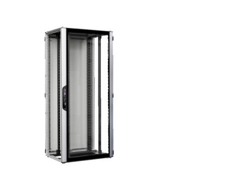 Rittal VX 5329.131 42U network/server rack VX IT with glazed door, IP 55, with 482.6 mm (19&quot;) mounting angles, standard, RAL7035, WHD 600x2000x600mm