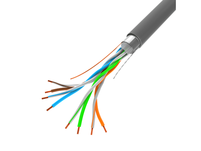 Lanberg LAN cable FTP 305m, solid, CCA, grey