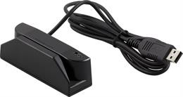 Magnetic card reader, lane 1 + 2 + 3, USB, black, POS-402