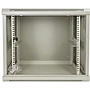 Toten, 19" wall cabinet, 12U, 600*450, klaasuks, valge