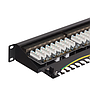 Netrack patch panel 19 24-ports cat. 6A FTP, with shelf