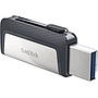 SanDisk 256GB ultra dual drive USB Type-C - USB-C, USB 3.1