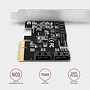 PCES-SA4X4 PCI-Express controller 4*SATA 6G, W7/8/8.1/10/11, Windows Server 2008/12/16/19/22, Linux kernel 2.6.x ja edasi