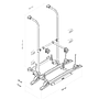 Rattahoidja matkaautole (tagaseinale) THULE Elite G2, 2 rattale - HH (Hymer Hooks)