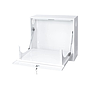 Netrack hanging cabinet V-Line rack 19" 3U/180mm, white, metal door