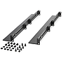 1U 19" server rack rails, 24-36" adjustable depth, universal 4 post rack mount rails