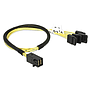 Delock cable Mini SAS HD SFF-8643 -> 4*SATA 7 Pin 0.5 m