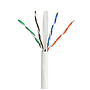 AMP cable Cat6, UTP, w. cross spacer, LSZH, 305m, white