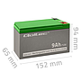 Qoltec Gel battery 12V 9Ah max.90A AGM