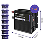 Qoltec Smart Monolith charger for LiFePO4 AGM GEL SLA batteries | 10A | 12V