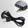 Qoltec unmanaged Gigabit PoE switch,  3*RJ45 PoE, 1*RJ45 uplink, USB-C power, aluminium