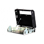 Digitus wall-mounted enclosure, slim, 145x525x475 mm 3U rotatable, 2U fix, black