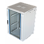 Toten 19" wall cabinet 18U, system Z, 600*600, glass door, white