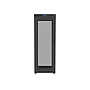 Lanberg 19" v2 free-standing rack cabinet, 27U/800*1000 with glass door (flat pack), LCD, black