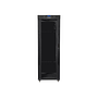 Lanberg 19" v2 free-standing rack cabinet, 37U/800*1000 with glass door (flat pack), LCD, black