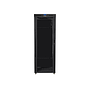 Lanberg free-standing rack 42U*800*1000 19" with glass door, LCD, black, flat pack