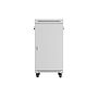 Lanberg 19" v2 free-standing rack cabinet, 22U/600*800 with glass door (flat pack), LCD, grey