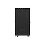 Lanberg 19" v2 free-standing rack cabinet, 27U/600*800 with glass door (flat pack), LCD, black