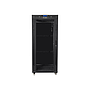 Lanberg 19" v2 free-standing rack cabinet, 27U/600*800 with glass door (flat pack), LCD, black