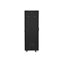 Lanberg 19" free-standing rack cabinet, 37U/600*600 with glass door (flat pack), black