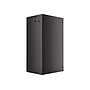 Lanberg 19" v2 wall-mount cabinet 22U/600*450 with glass door (flat pack), black