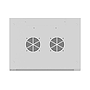 Lanberg 19" wall-mount rack cabinet, 12U/600*450, grey V2, flat pack