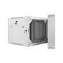 Lanberg 19" double-section wall-mount rack cabinet, 9U/600*600, grey, flat pack