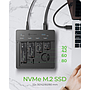 Raidsonic 4-bays USB4® docking & clonestation (1:3 clone) for NVMe M.2 SSD